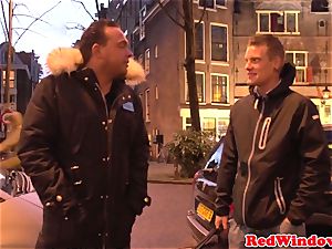 ample Amsterdam prostitute cockriding tourist